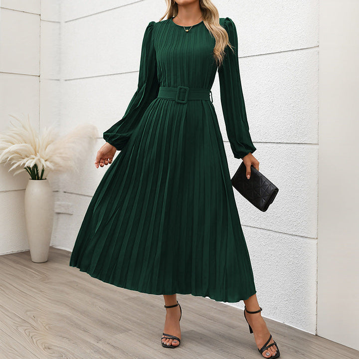 Levoire | Nu-Pieds Plateforme Chic Femme Vert foncé