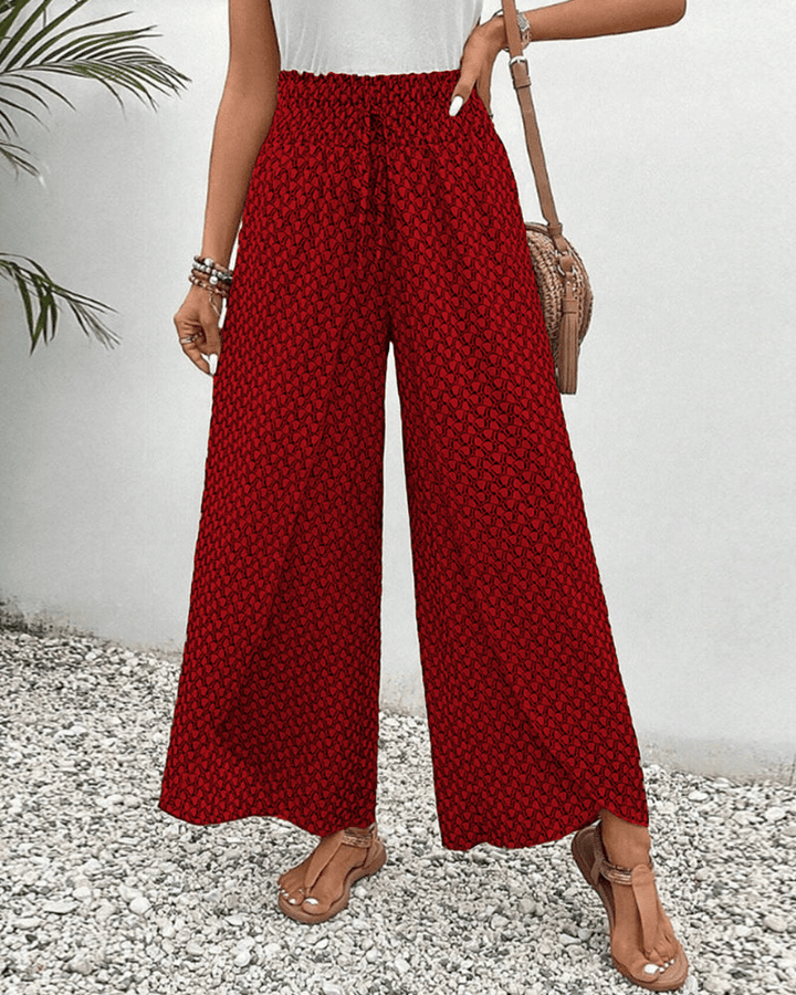 Levoire | Pantalon large élastique femme Rot