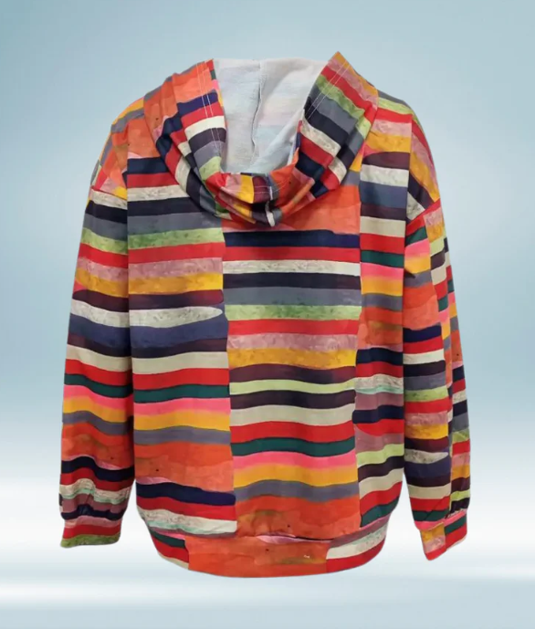 Levoire | Pull Rayé Coloré Avec Doublure