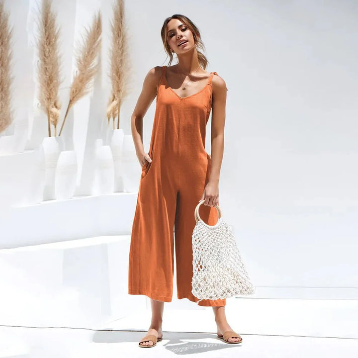Levoire | Robe Maxi Chic En Coton Lin