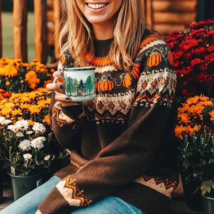Levoire | Pull Ethnique Chaud Pour Femmes