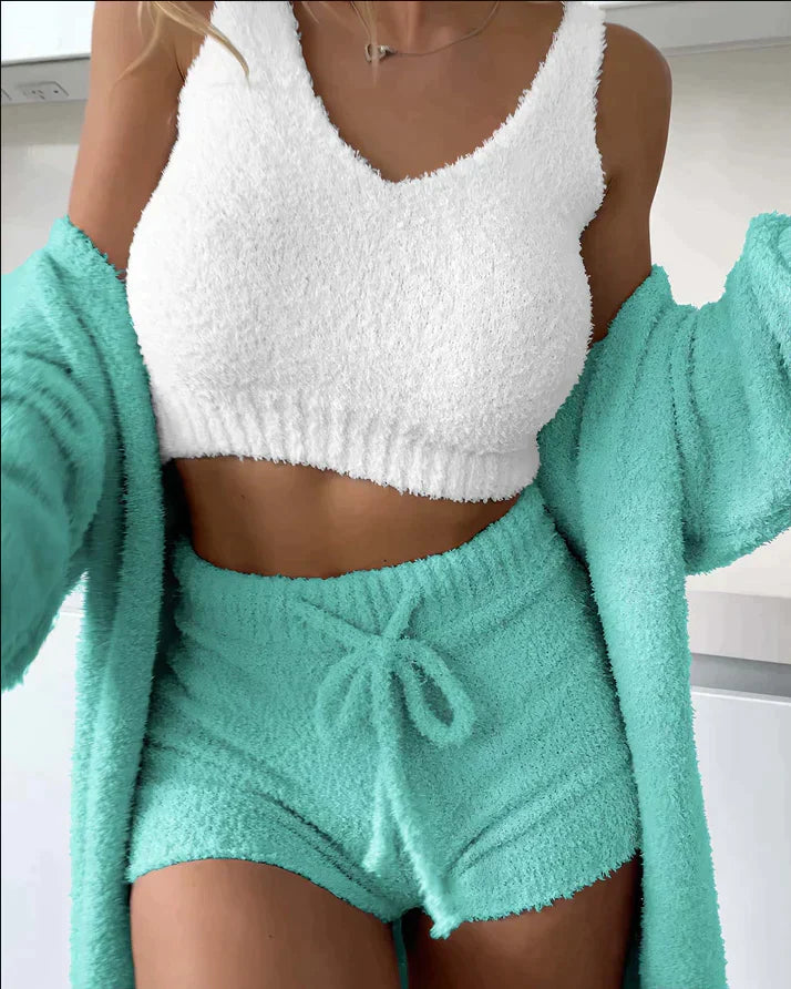 Levoire | IHANA ENSEMBLE DE TRICOT (3-PIÈCES) Turquoise