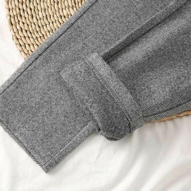Levoire | Pantalon Crayon Fusion Sur Mesure : Style Élégant Et Confort Gris