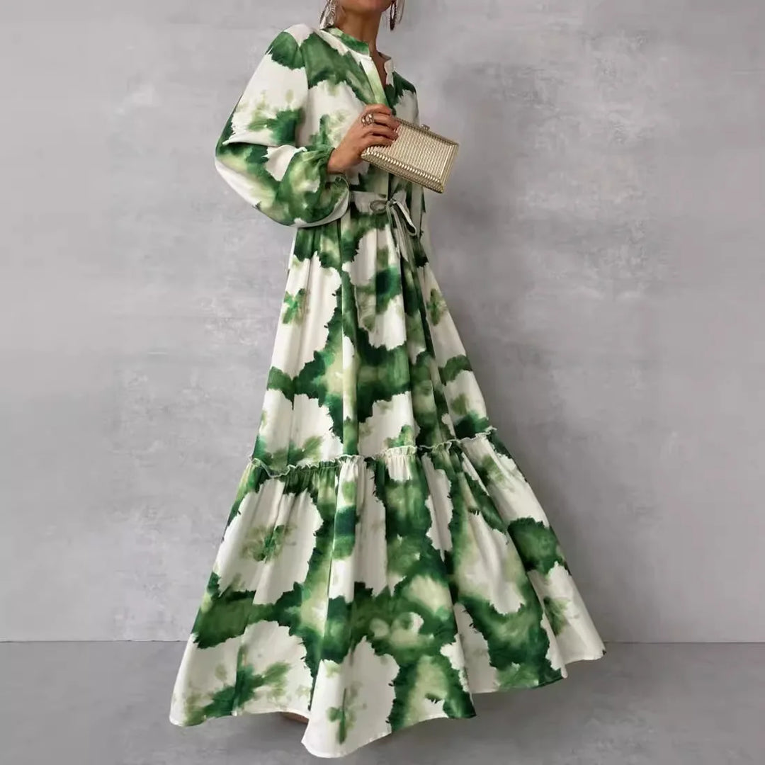 Levoire | Robe Maxi Élégante À Manches Longues