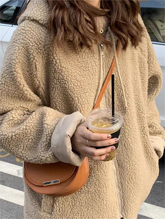 Levoire | Manteau Élégant Grande Taille Avec Capuche Épaisse Pour Femmes