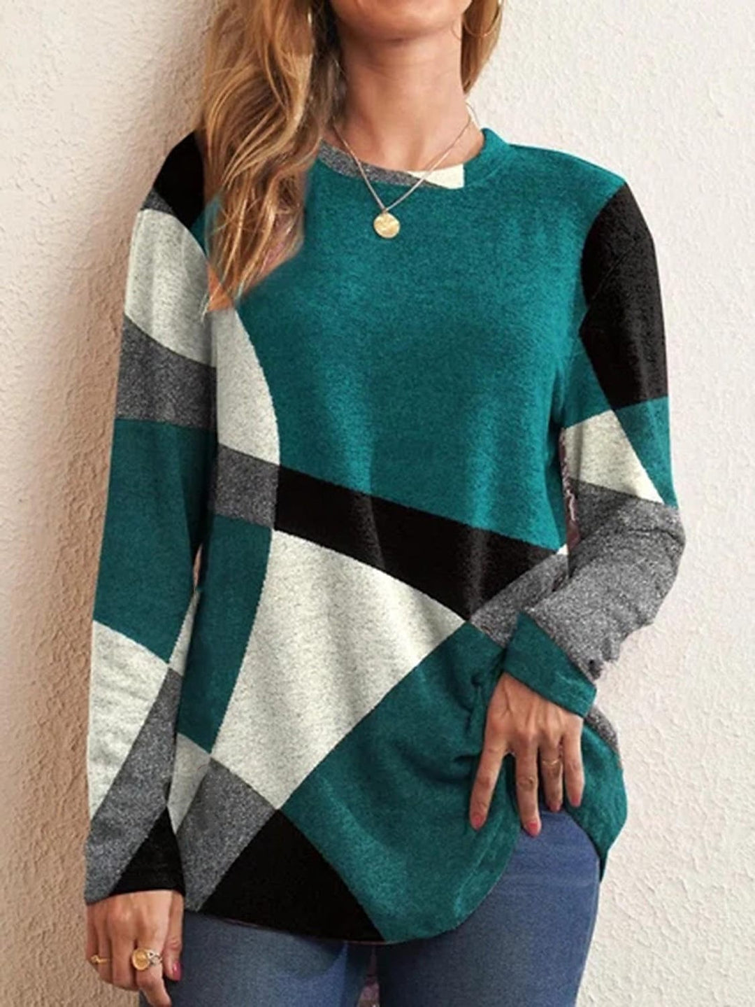 Levoire | Sweat À Capuche Décontracté Pour Femmes Turquoise