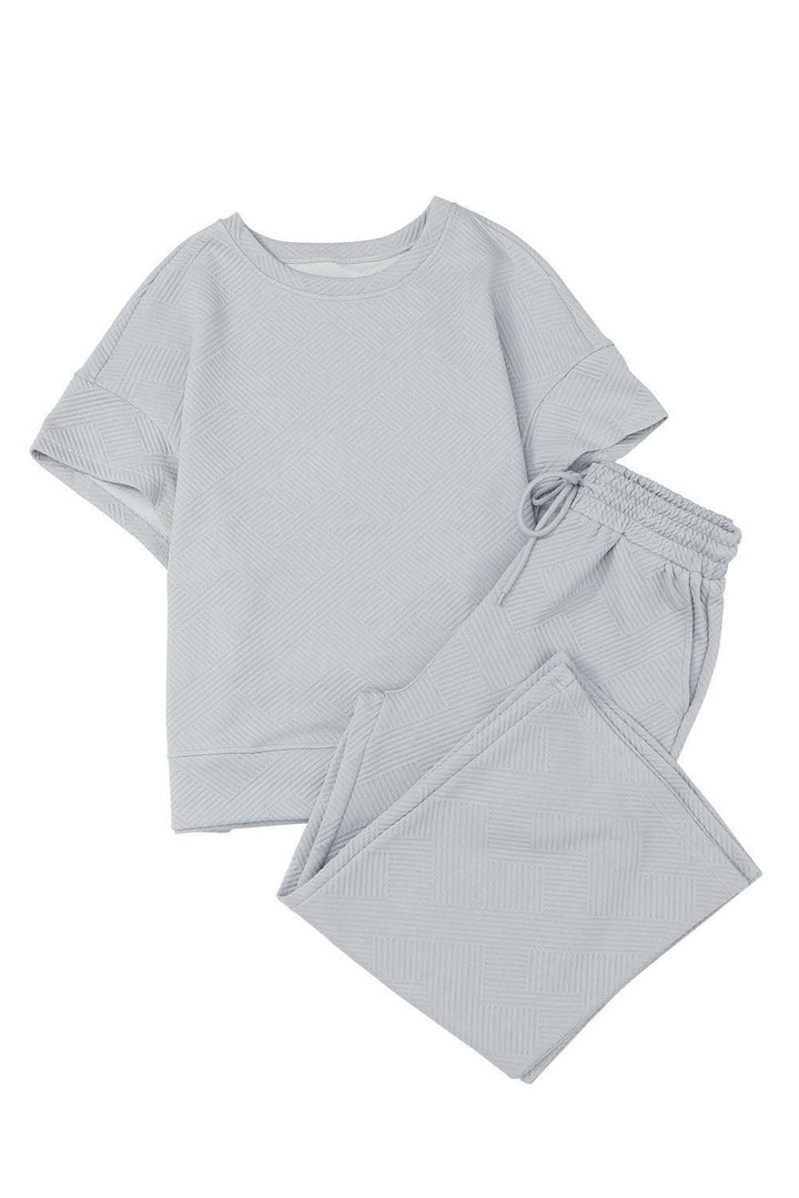 Levoire | T-Shirt À Coupe Ample Structuré Et Ensemble De Pantalon De Jogging