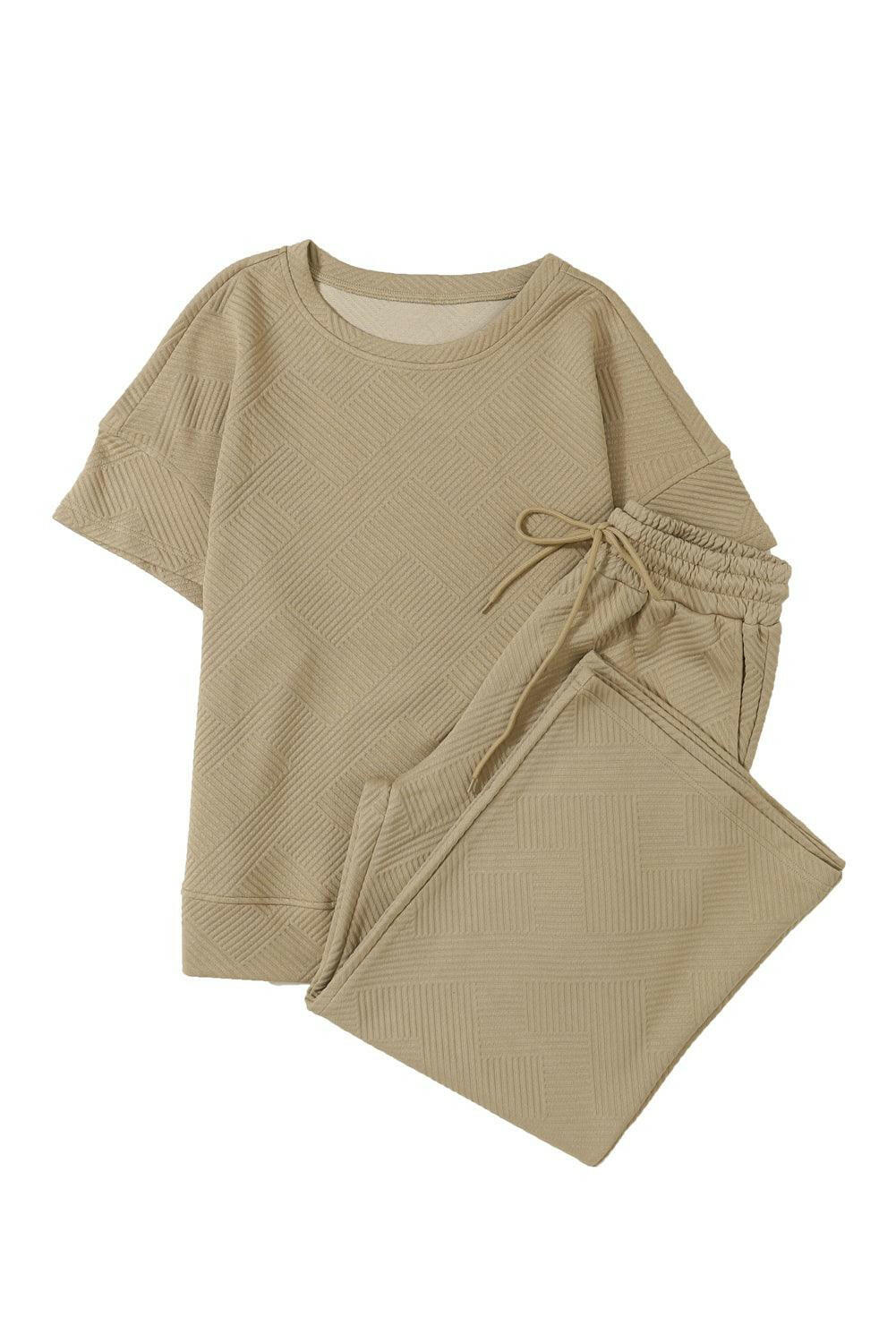 Levoire | T-Shirt À Coupe Ample Structuré Et Ensemble De Pantalon De Jogging