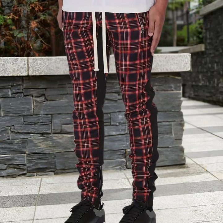 Levoire | Pantalon Homme noir rouge