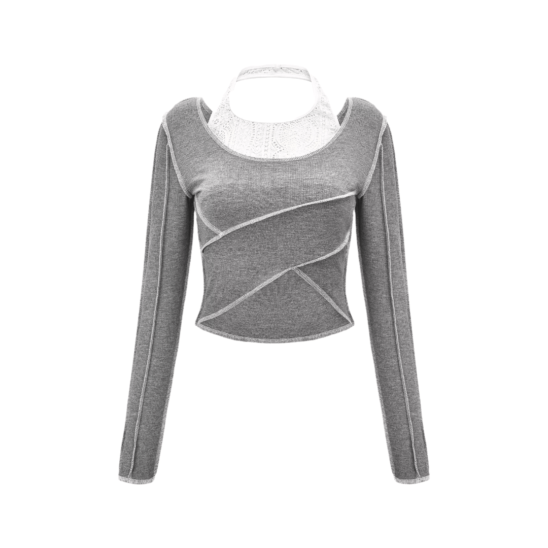 Levoire | Sweatshirt Court À Col Croisé