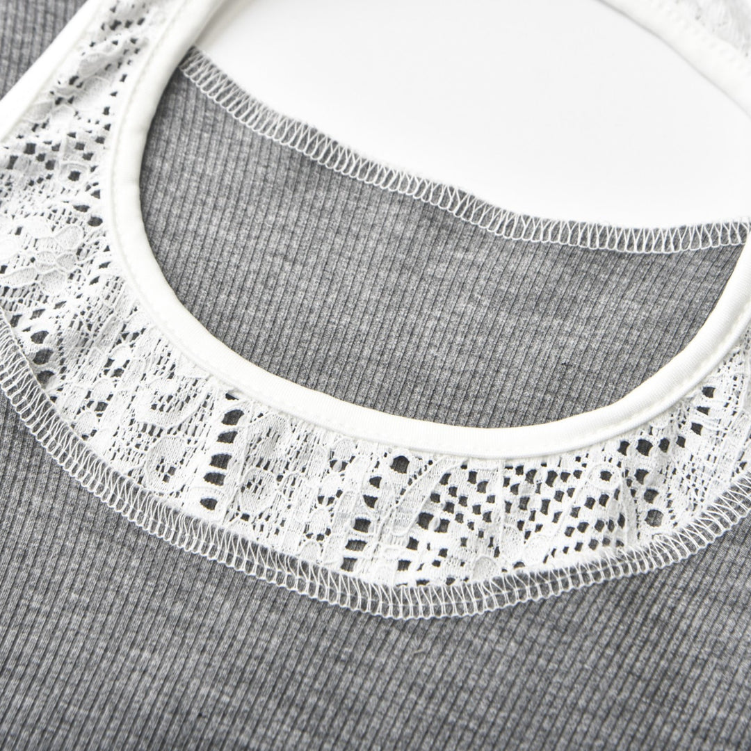 Levoire | Gris Mile Top De Sport Halter Cropped