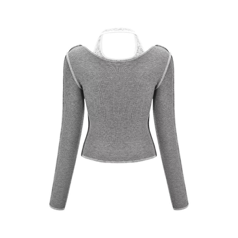 Levoire | Sweatshirt Court À Col Croisé