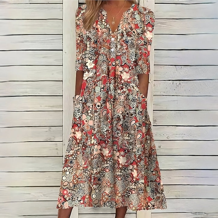 Levoire | Robe sous le genou Beige