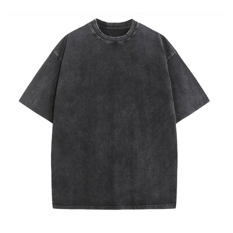 Levoire | T-Shirt Lavé Vintage Homme Noir