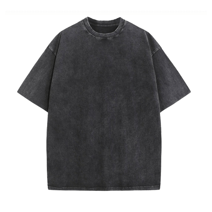 Levoire | T-Shirt Lavé Vintage Homme Noir