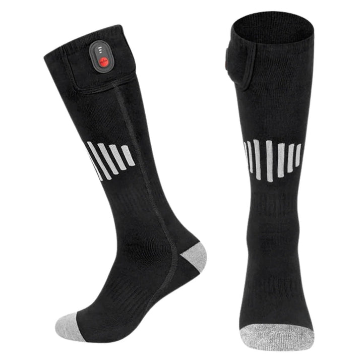 Levoire | Collants Chauffants Rechargeables Avec Usb Pour Pieds Chauds Noir et gris