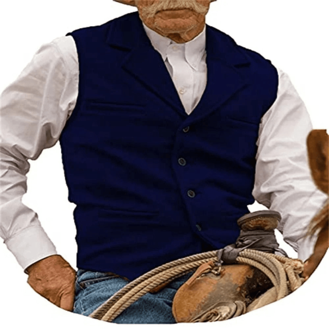 Levoire | Gilet pour hommes au style classique avec une allure élégante Bleu marine