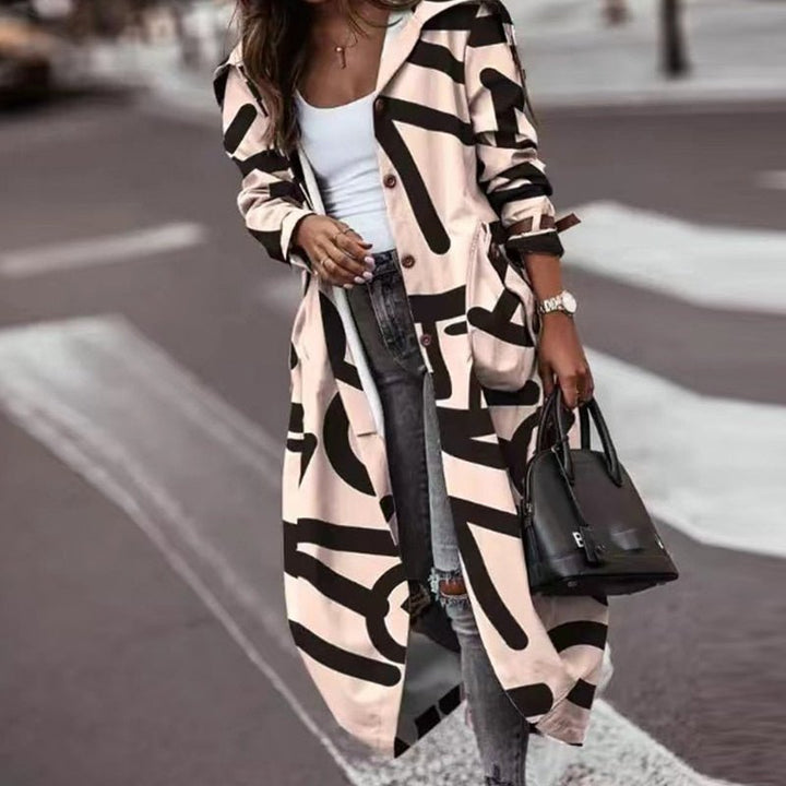 Levoire | Veste Longue Tendance Confortable Pour L'Automne Helltaupe