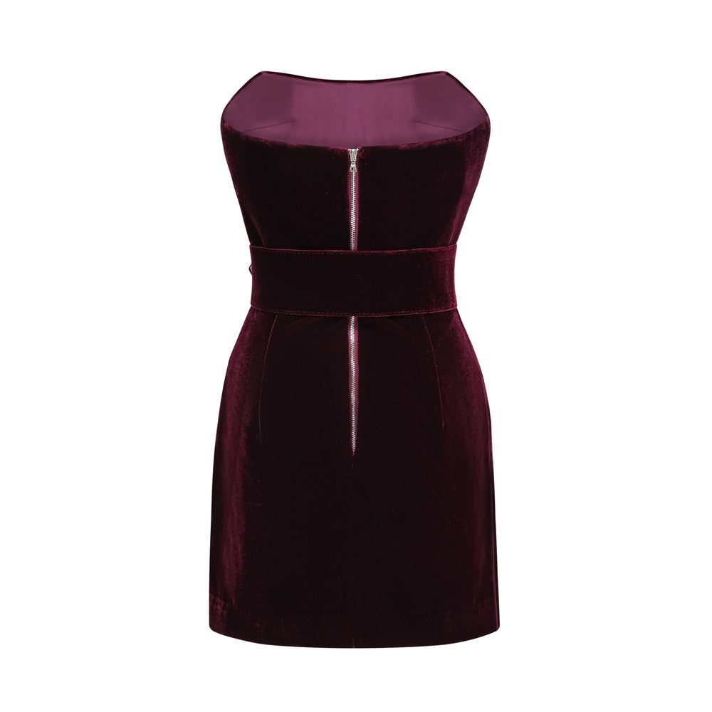 Levoire | Robe Ceinturée En Velours