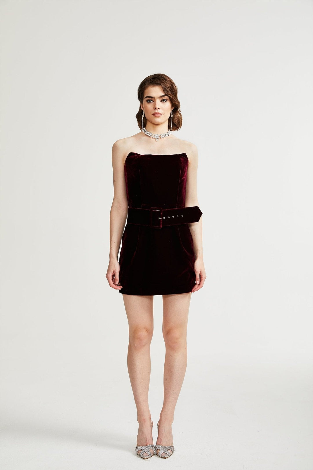 Levoire | Robe Ceinturée En Velours