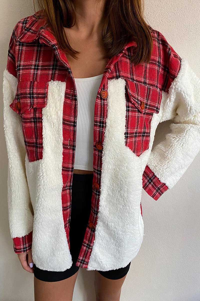 Levoire | Manteau Hiver Élégant & Décontracté Rouge