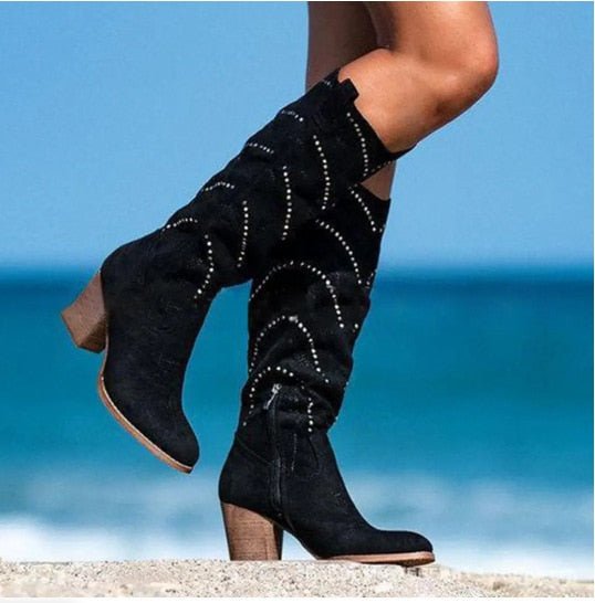 Levoire | Bottes Montantes Pour Femmes Noir