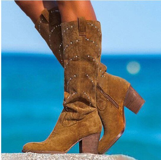 Levoire | Bottes Montantes Pour Femmes Braun