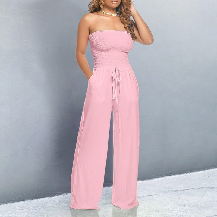 Levoire | Combinaison Tendance Off-Shoulder Avec Coupe Flatteuse Rose