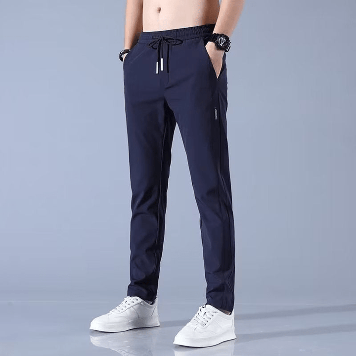 Levoire | Pantalon Élastique Confort Homme Bleu marine
