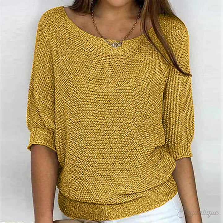 Levoire | Pullover élégant Jaune