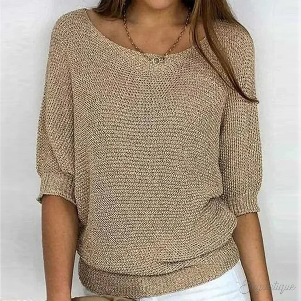 Levoire | Pull Décontracté Chic Beige