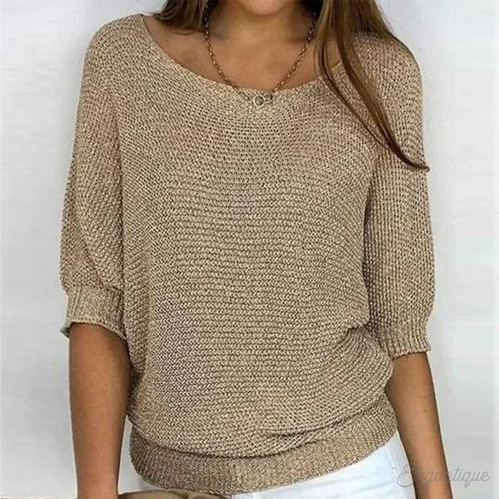 Levoire | Jersey Décontracté Chic Beige