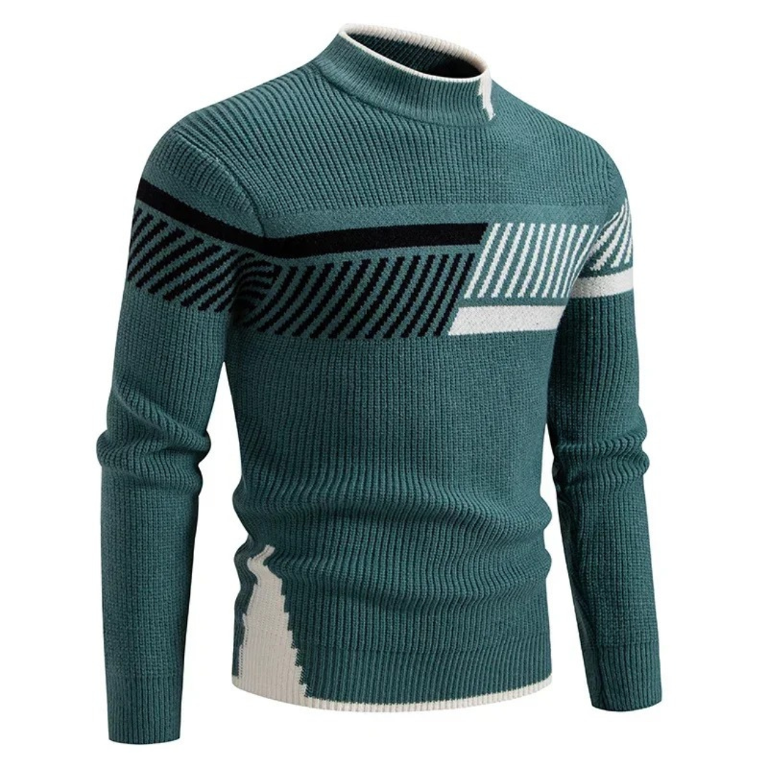 Levoire | Pull Premium Pour Hommes Ligne verte