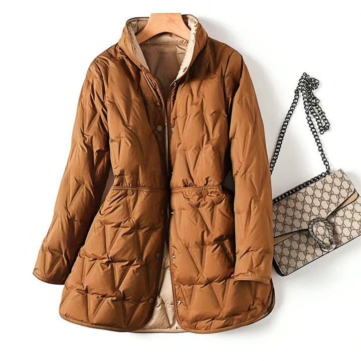 Levoire | Veste Femme Matelassée À La Mode Cuivre