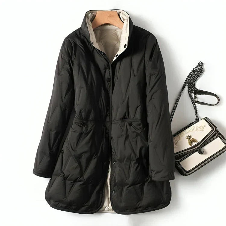 Levoire | Veste Femme Matelassée À La Mode Noir