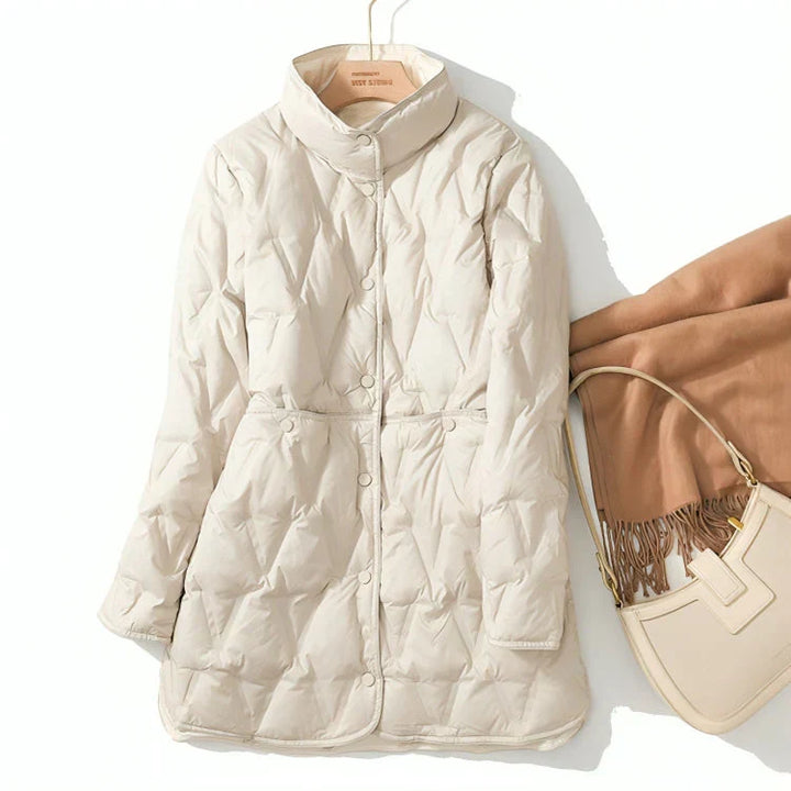 Levoire | Veste Femme Matelassée À La Mode Blanc