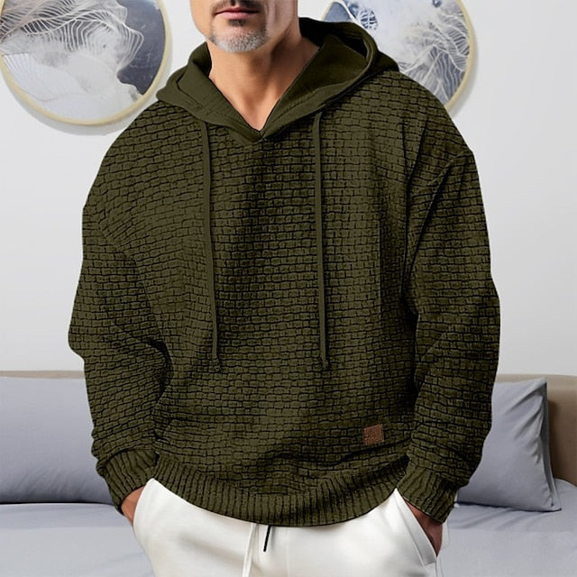 Levoire | Sweat À Capuche Confortable Et Stylé Pour Hommes Vert