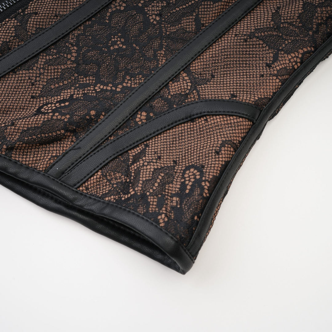 Levoire | Haut Top En Dentelle Marron