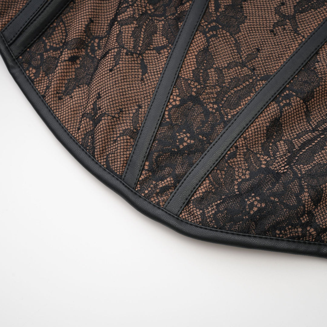 Levoire | Haut Top En Dentelle Marron
