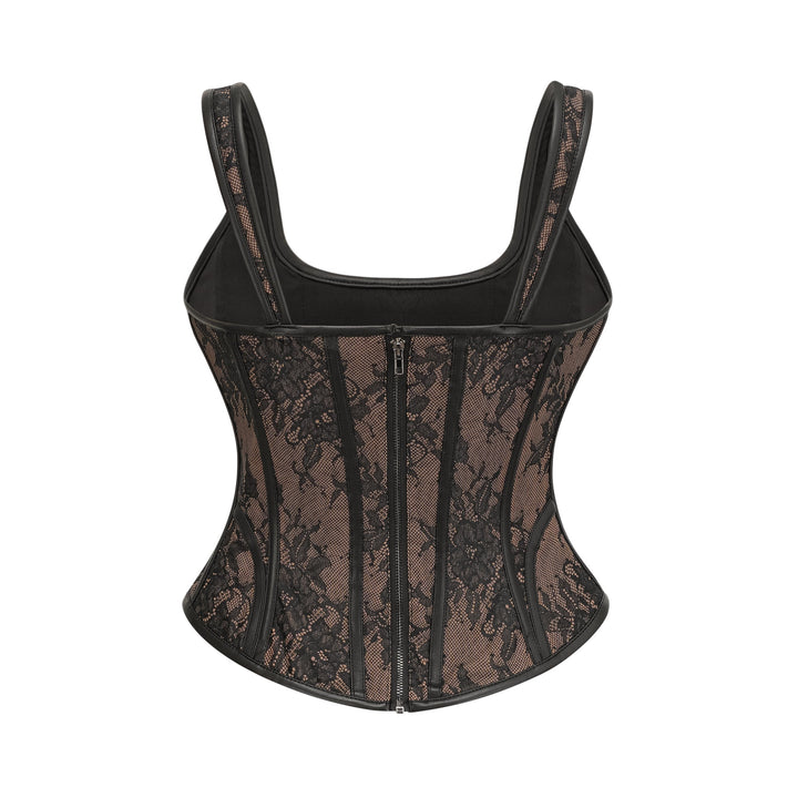 Levoire | Haut Top En Dentelle Marron