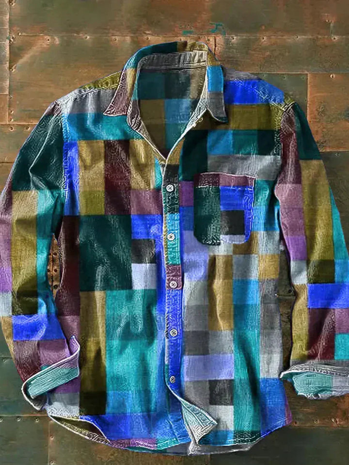 Levoire | Chemise Vintage Unisexe Bleu