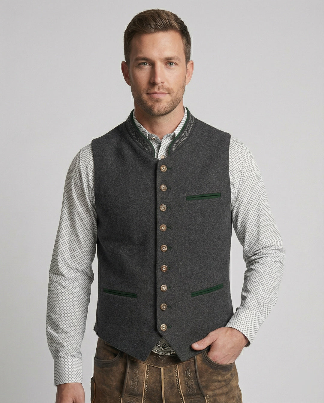 Gilet chauffant stylé pour hommes