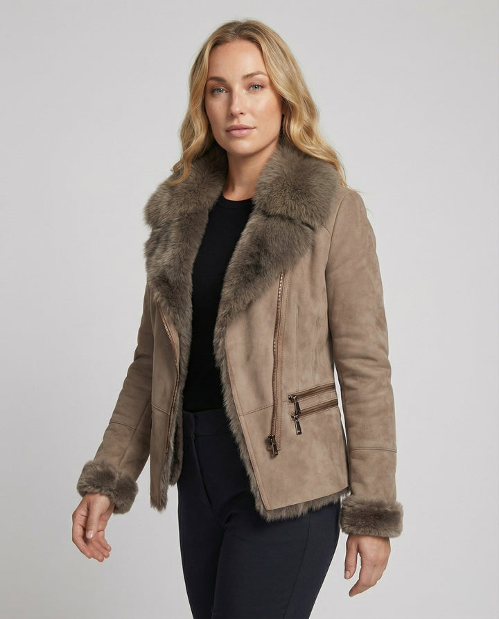Avriane | Veste d'hiver avec col élégant pour l'hiver