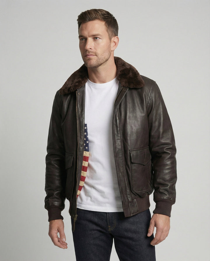 Veste en cuir chaude et stylée