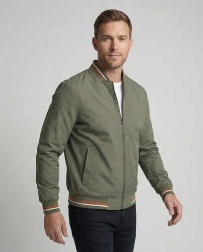 Veste bomber pour hommes slim fit