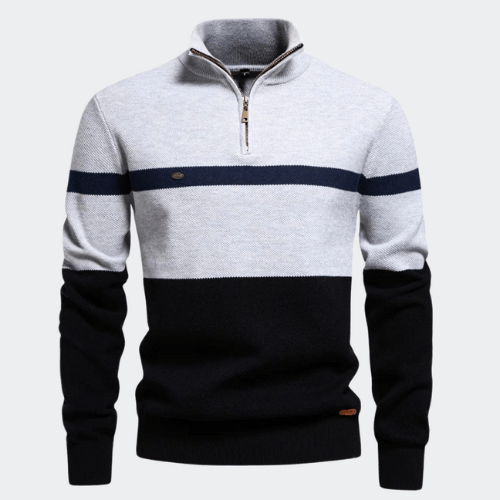 Levoire | Pull homme Baldwin Pull homme Tendance & Décontracté Gris
