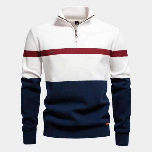 Levoire | Pull homme Baldwin Pull homme Tendance & Décontracté Blanc