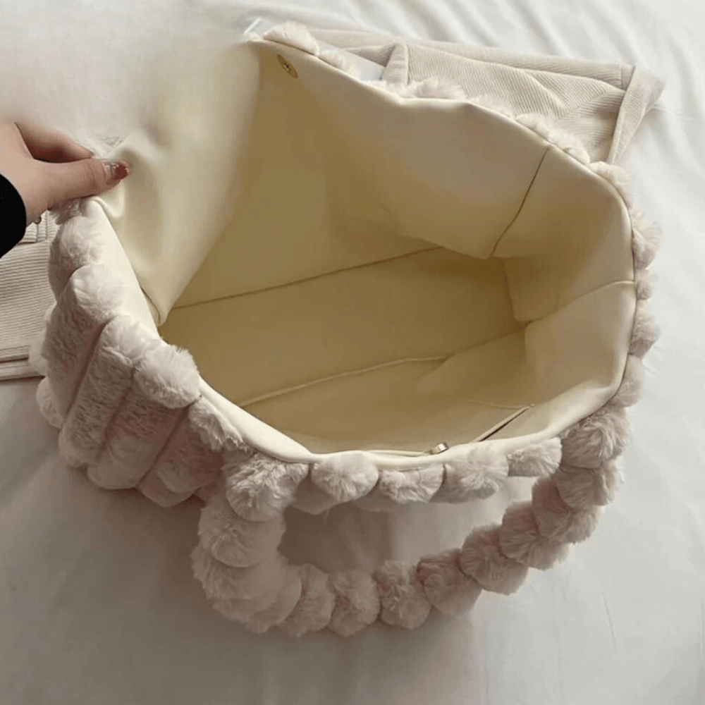 Levoire | Sac en peluche doux femme