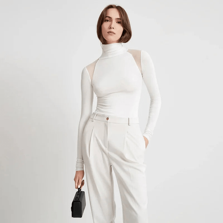 Levoire | Blouse élégante manches longues femme Blanc