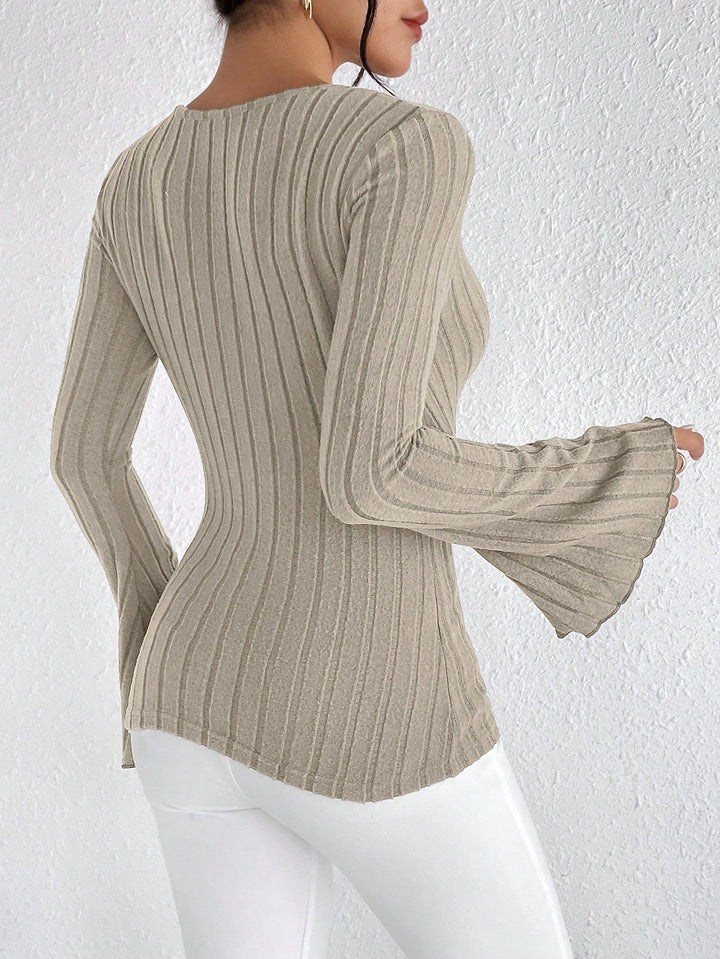 Levoire | Chic Confortable Top À Encolure En V